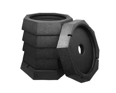EQLXSP6 – SNAPPAD Leveling Jack Foot Pad, Fits 12 Inch Round Front And 10 Inch Octagon Back Jack Foots Compatible Wit...